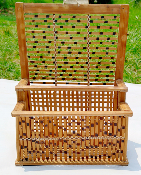 Cane Bamboo Magazine Stand