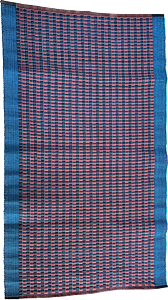 Multicolour Handmade yarn mat for home