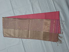 Maheshwari Handloom Saree | Golden Border and Palla | 6.25 Metres