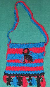 Multicolour Handmade Woolen Purse