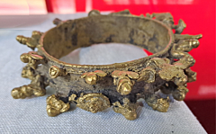 BRASS SHIVA BANGLE CV028