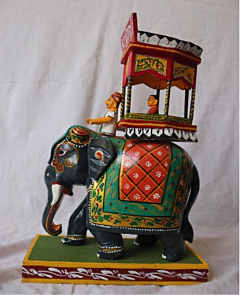 Wooden Ambari Elephant