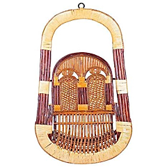 Heavy Weight Handmade Cane Swing (Brown)