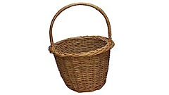 Round Multipurpose Handmade Cane Basket | Eco Friendly 