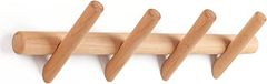 Coat Rack Wall Mounted | Natural Finish 