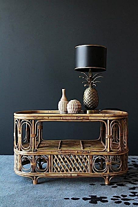 Bamboo Coffee Table Center Table for Living Room