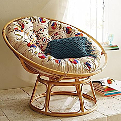 Cane Oval Shape Chair