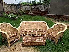 Dastkar Crafts Cane Sofa Set