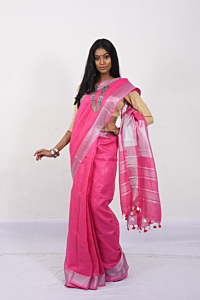 LINEN HANDLOOM SAREE 