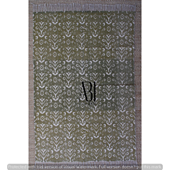 mustered Hand block Print 120x180 cm