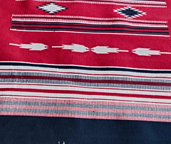 Red Warangal Handloom Cotton Durries