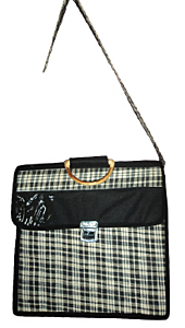 Checkered Bag Black Mix