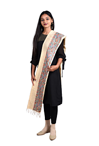 Madhubani Painting Cotton Dupatta - 2.5 meter 