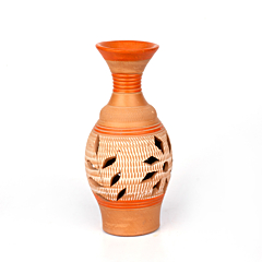 Terracotta Hand Painted Flower Vase