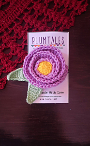 Handmade Swirl Flower Hair Clip