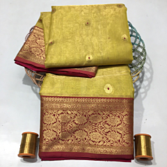 Chanderi Handloom Silk Saree
