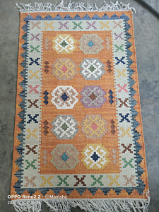 Handwoven KILIM Magadh Carpet/Durries