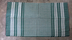 Green Pure Cotton Gamchha in Checked