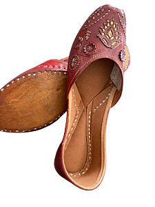 Pure Leather Punjabi Tilla Jutti