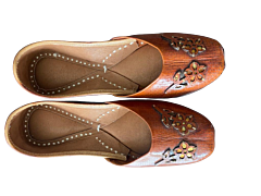 pure Leather Punjabi Jutti for Women/Girls
