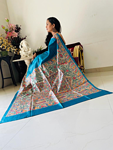 Handloom Printed Saree