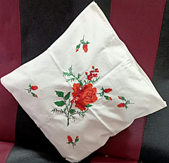 Hand Embroidered Cushion Cover