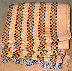BATH TOWEL HANDLOOM YELLOW 