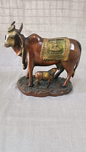 Bell Metal Cow Showpiece