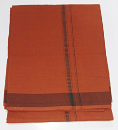 Cotton Dhoti (Maroon)