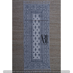 Handblock Prints 3x5 ft rug