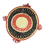 Round Shape Jute Wall Hanging Handmade