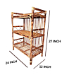 Handmade Bamboo Cane Rattan Rack for Home Decor
