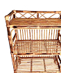 Handmade Bamboo Cane Rattan Rack for Home Decor