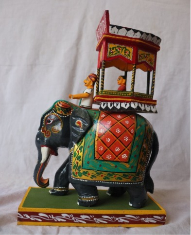Wooden Ambari Elephant