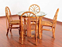Bamboo 4-Seater Dining Table Set | Dastkar Craft