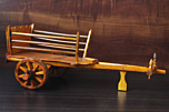 Bamboo Handcrafted Toy Cart Show Piece 